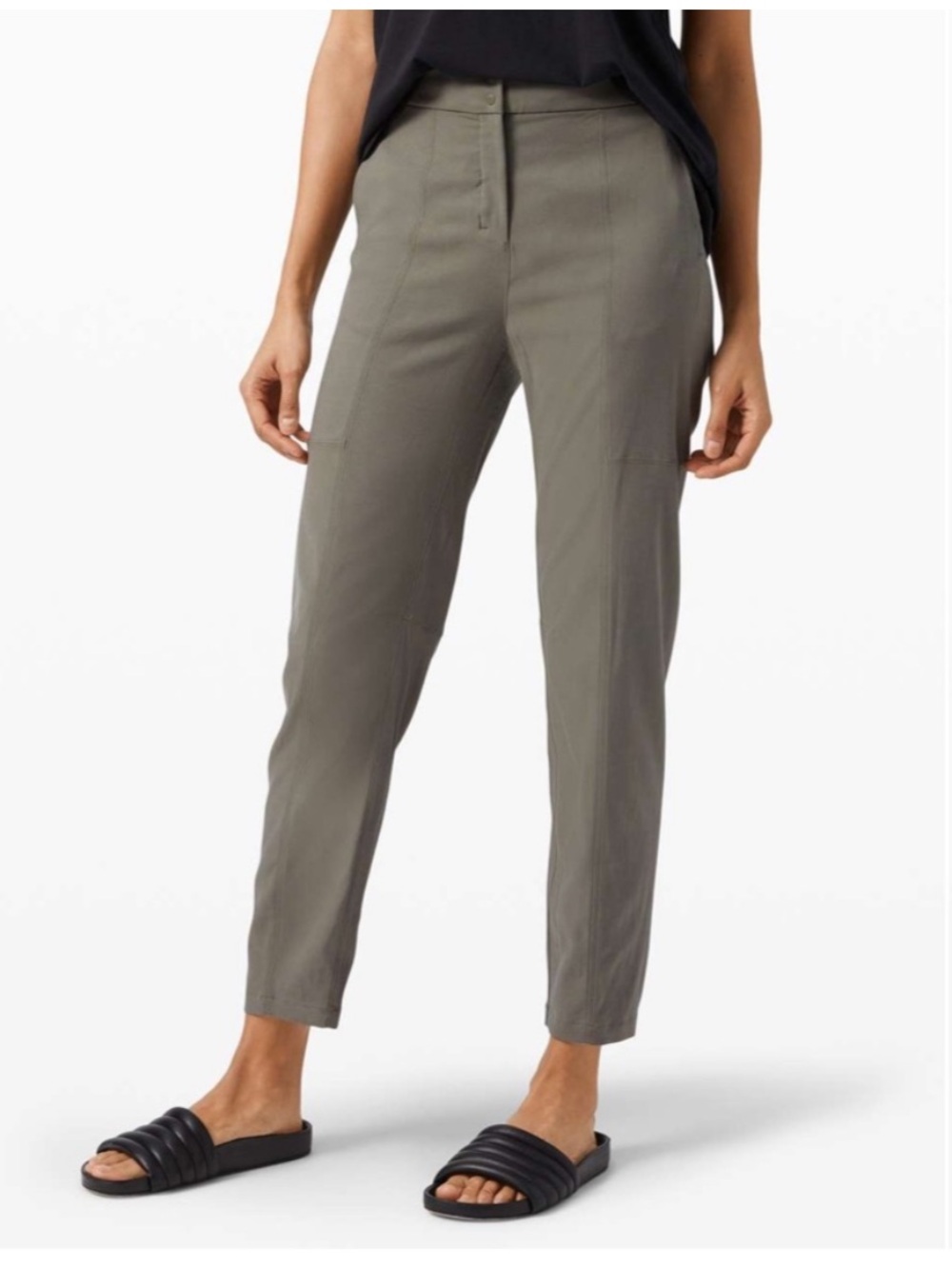 Lululemon Dynamic Days Pant cup to-Modal Grey Sage-sz 4